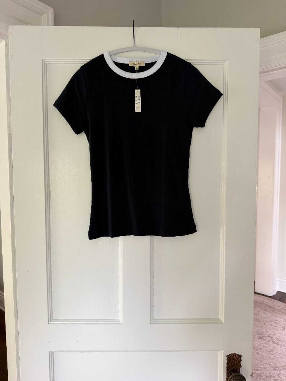 NWT Madewell The '90s Crewneck Tee in Compact Cotton